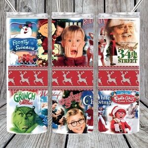 Christmas movie tumbler